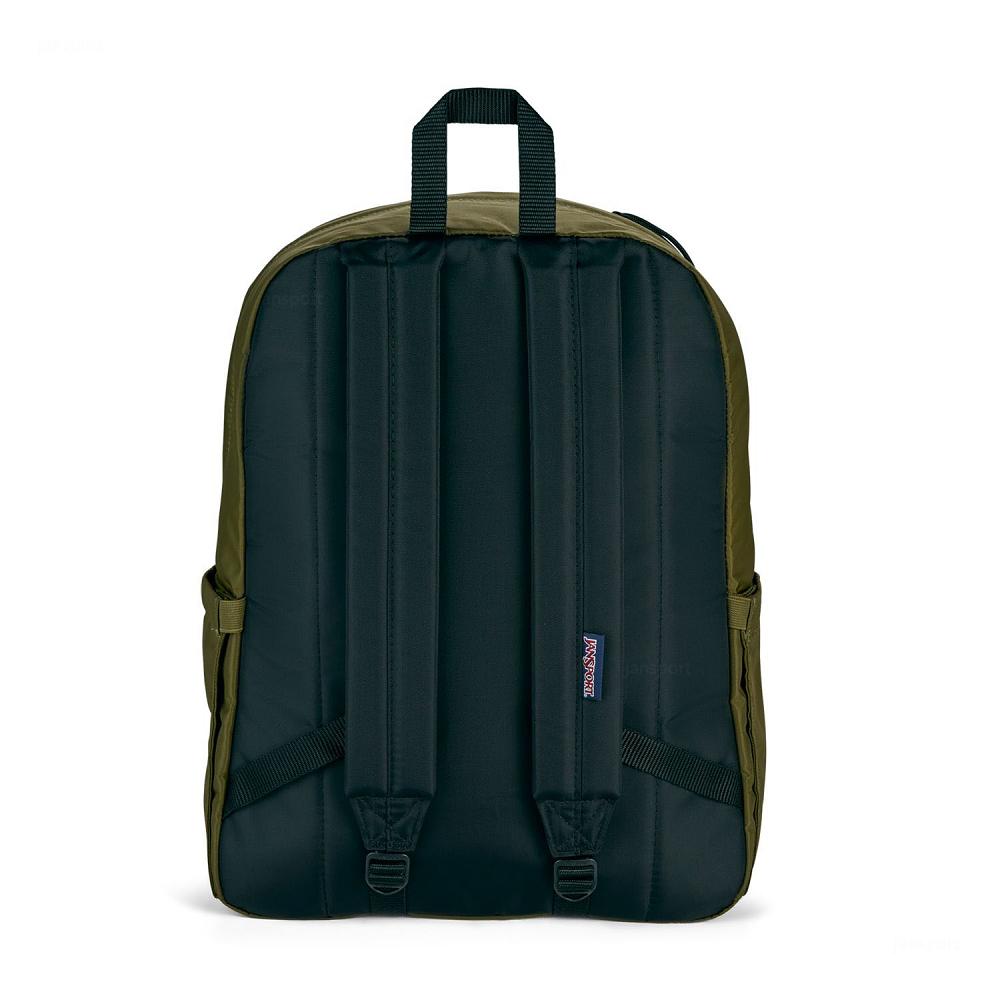 Sac à Dos Scolaire JanSport Double Break Vert Olive | PLB-63172224